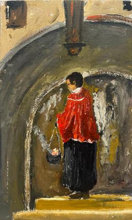 Quadro di G. Franci Cherichetto  - olio tavola 